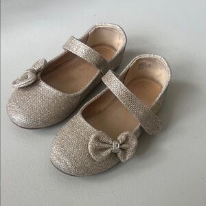 Kids Sparkly Gold Kids Mary Jane Shoes